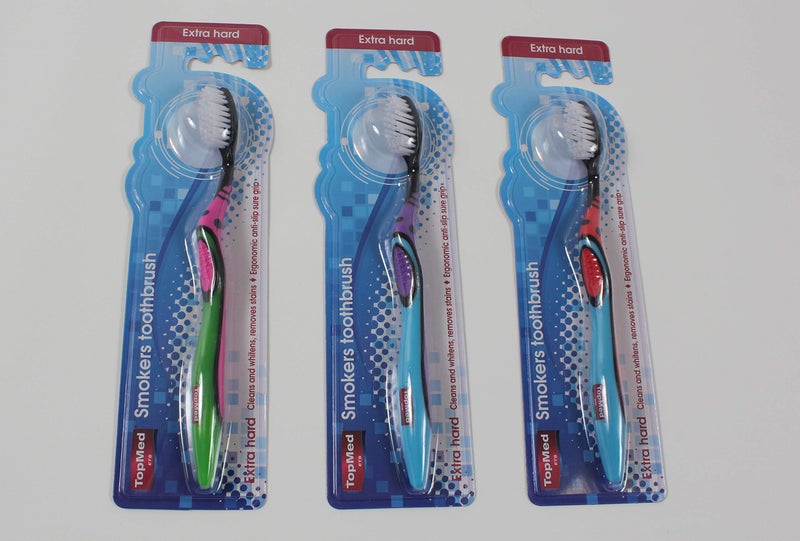 TOPMED ETS Top Med ETS Smokers Toothbrush Extra Hard (Color May Vary) - Image 3